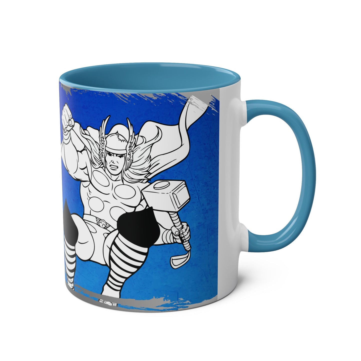 Two-Tone Coffee Mugs, 11oz