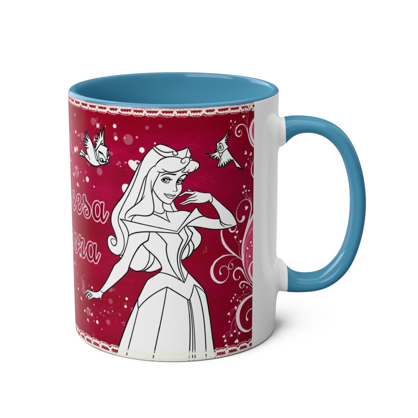 Two-Tone Coffee Mugs, 11oz