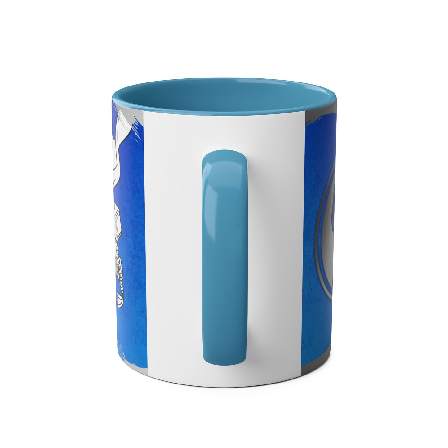 Two-Tone Coffee Mugs, 11oz