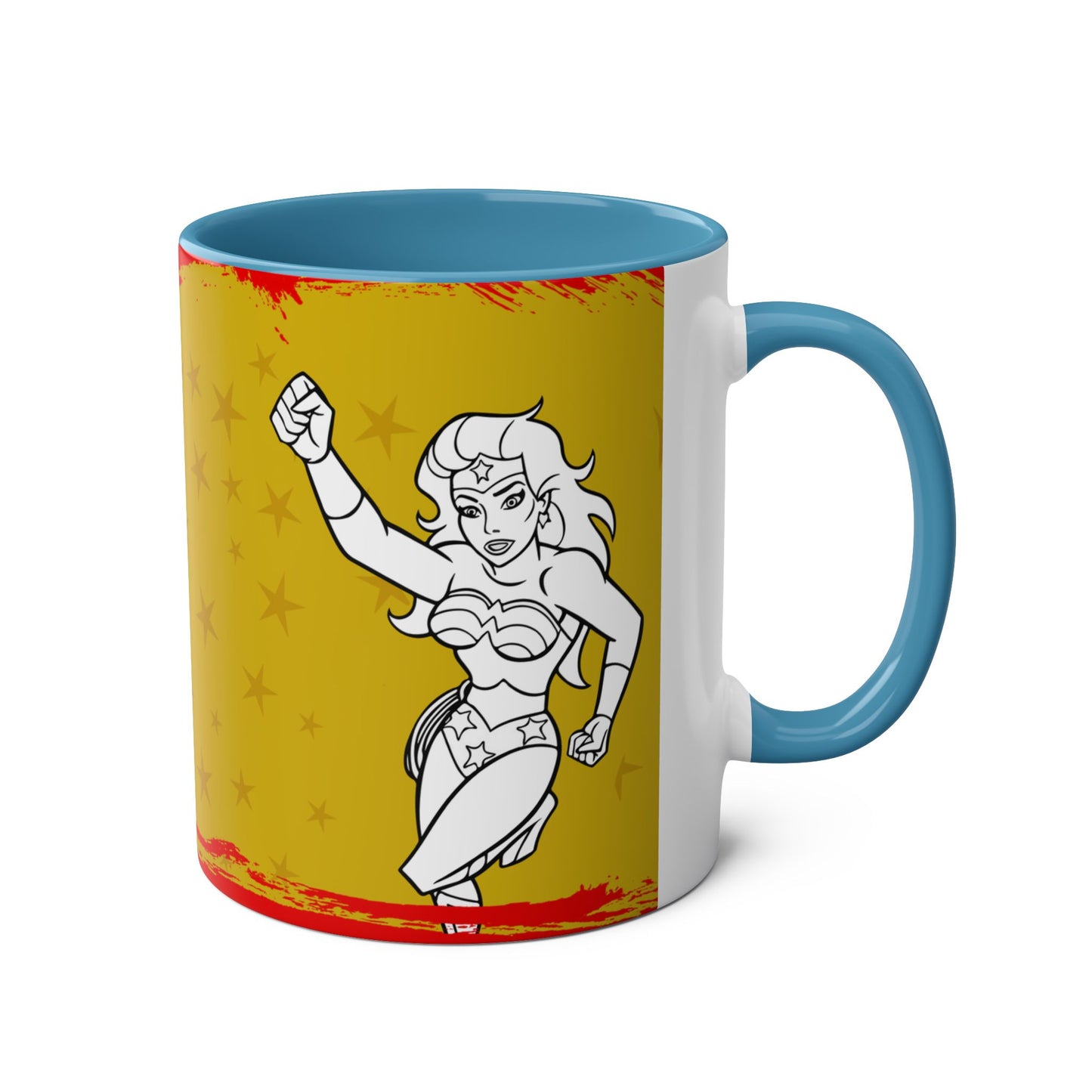 Two-Tone Coffee Mugs, 11oz