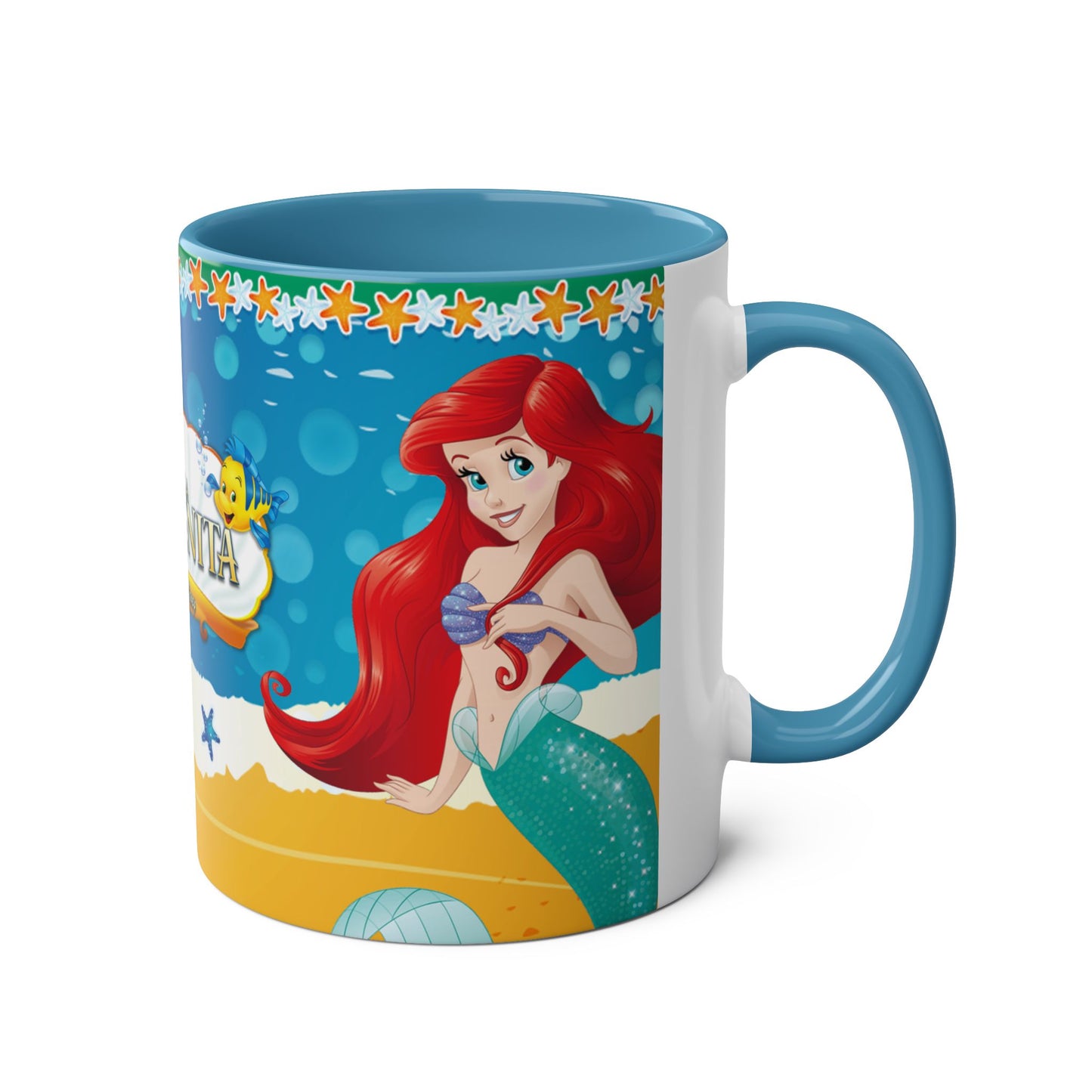 Two-Tone Coffee Mugs, 11oz