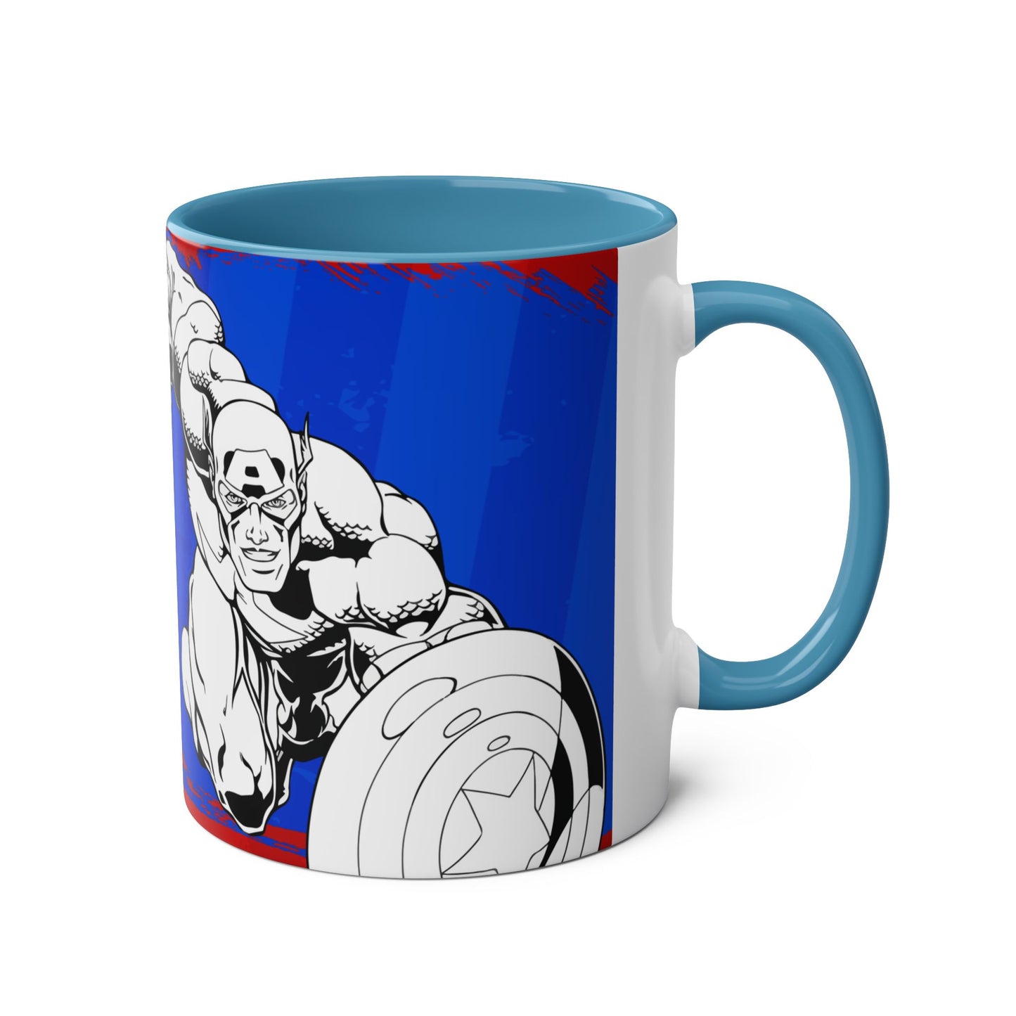 Two-Tone Coffee Mugs, 11oz