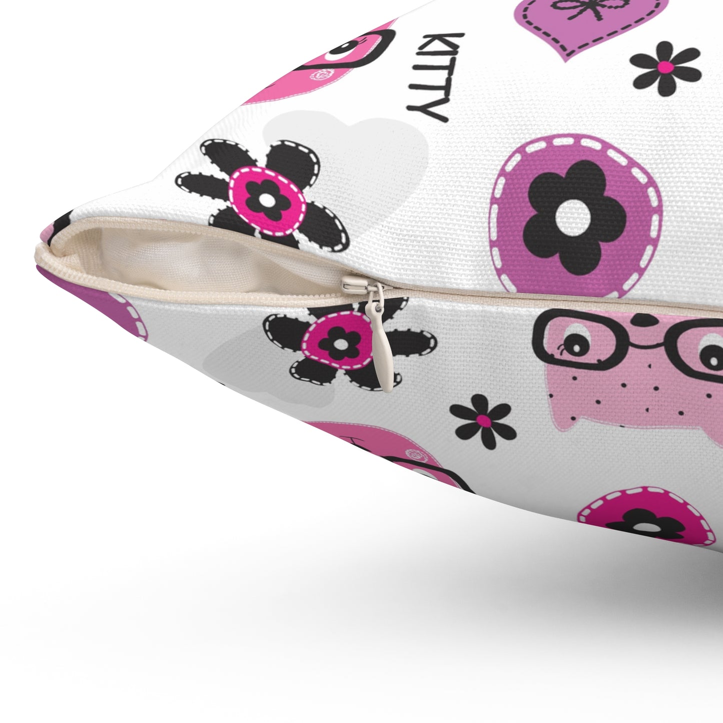 Spun Polyester Square Pillow