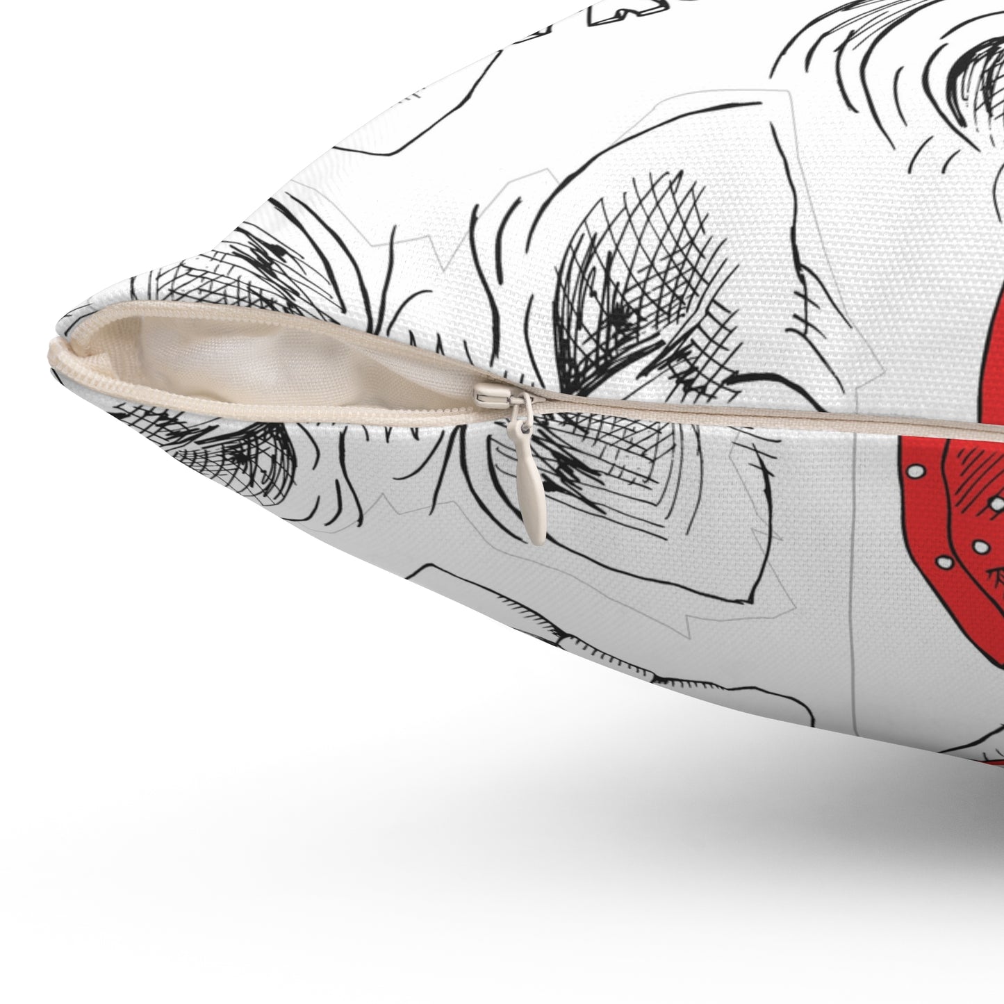 Spun Polyester Square Pillow